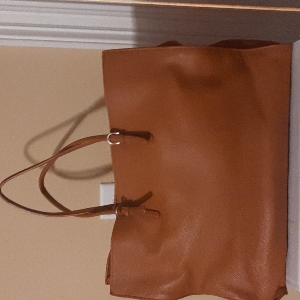 TALBOTS Tan Leather Satchel